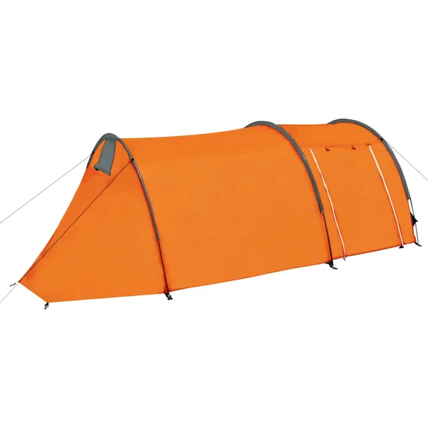 Achat Meilleure affaire 🔥 Outdoor Vidaxl Vidaxl Tente De Camping 4 Personnes Gris Et Orange 💯 1