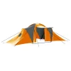 Top 10 🥰 Outdoor Vidaxl Vidaxl Tente De Camping 9 Personnes Tissu Gris Et Orange 🌟 11