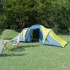 Top 10 ❤️ Outdoor Vidaxl Vidaxl Tente De Camping 6 Personnes Bleu Et Jaune ❤️ Boutique officielle 22