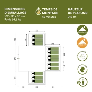 Remise 🌟 Camping Skandika Tente Familiale Nimbus 12 Personnes 🎁 18