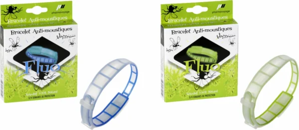 Nouveau 💯 BRACELET Camping Mixte PHARMA VOYAGE ANTI-INSECTES FLUO ❤️ 1