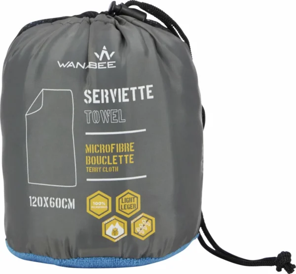 Offres 🔥 SERVIETTE Randonnée Mixte WANABEE SERVIETTE BOUCLETTE 🎁 1