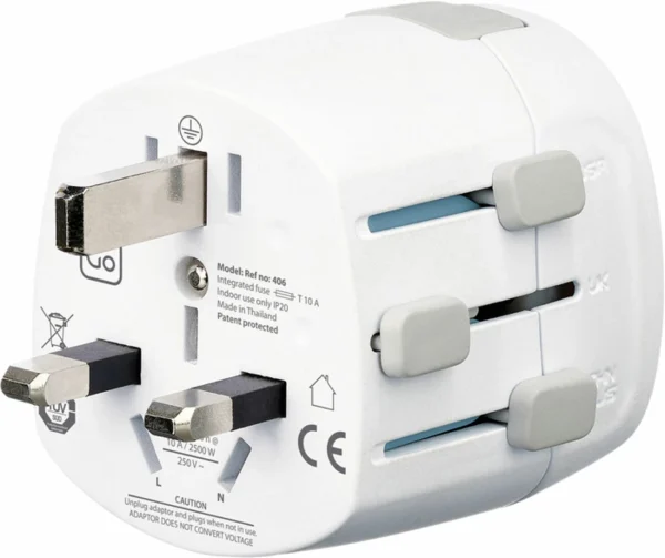 Meilleur prix ⭐ ADAPTATEUR GO TRAVEL ADAPTATEUR UNIVERSEL POUR EU ❤️ 3