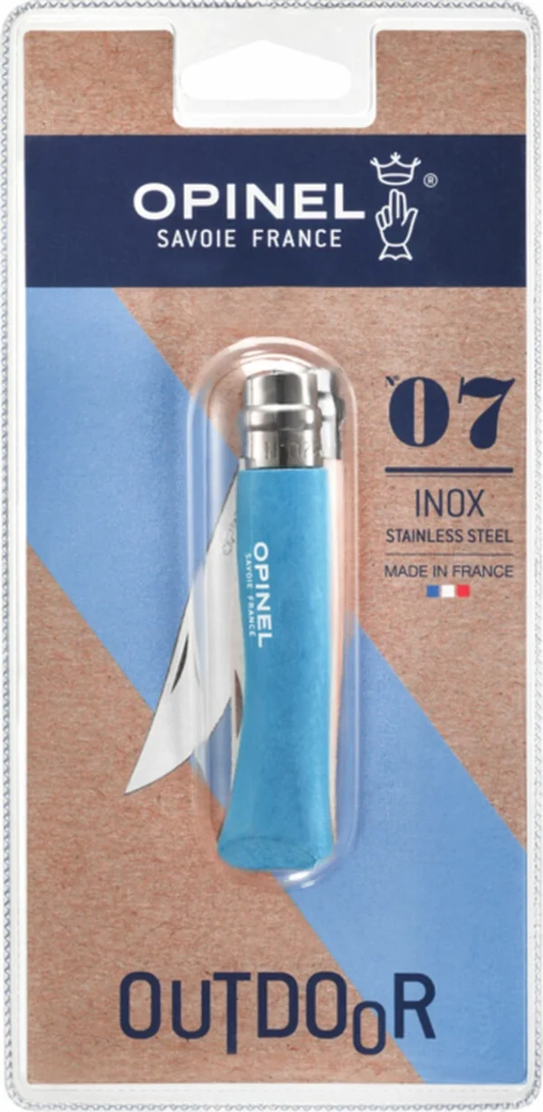 soldes de Noël Top 10 🤩 COUTEAU Randonnée Mixte OPINEL N°7 BLEU CYAN 🌟 3