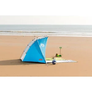 Bon marché ✔️ Plage Coleman Coleman Abri De Plage Sundome – 2 Personnes – Bleu Et Gris 💯 11