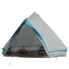 Coupon 😍 Camping Skandika Skandika Tipi Comanche 8 Personnes (gris/turquoise) 🥰 16