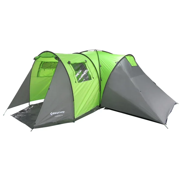 Coupon 🤩 Kingcamp Tente De Camping Familiale Forme Dome 8 Places Torino – Kingcamp – Tout Inclus + Vert ⌛ 1