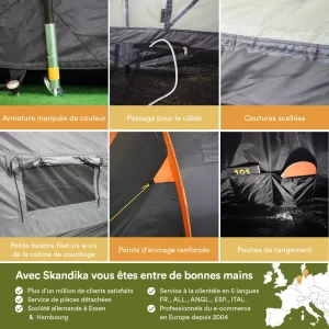 Top 10 💯 Camping Skandika Tente Familiale Trivelig 8 Protect 😍 Prix très abordable 18