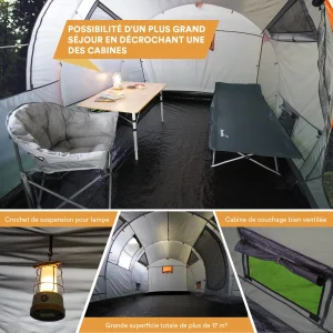 Top 10 💯 Camping Skandika Tente Familiale Trivelig 8 Protect 😍 Prix très abordable 14