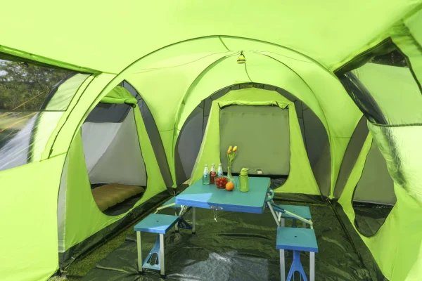 Coupon 🤩 Kingcamp Tente De Camping Familiale Forme Dome 8 Places Torino – Kingcamp – Tout Inclus + Vert ⌛ 3