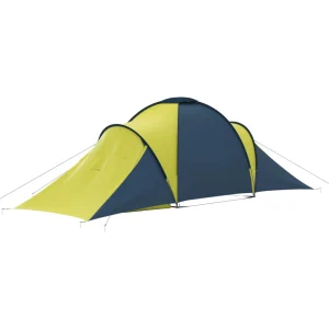 Top 10 ❤️ Outdoor Vidaxl Vidaxl Tente De Camping 6 Personnes Bleu Et Jaune ❤️ Boutique officielle 18