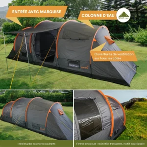 Top 10 💯 Camping Skandika Tente Familiale Trivelig 8 Protect 😍 Prix très abordable 10