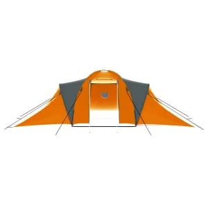 Top 10 🥰 Outdoor Vidaxl Vidaxl Tente De Camping 9 Personnes Tissu Gris Et Orange 🌟 Nouvelle tendance 12