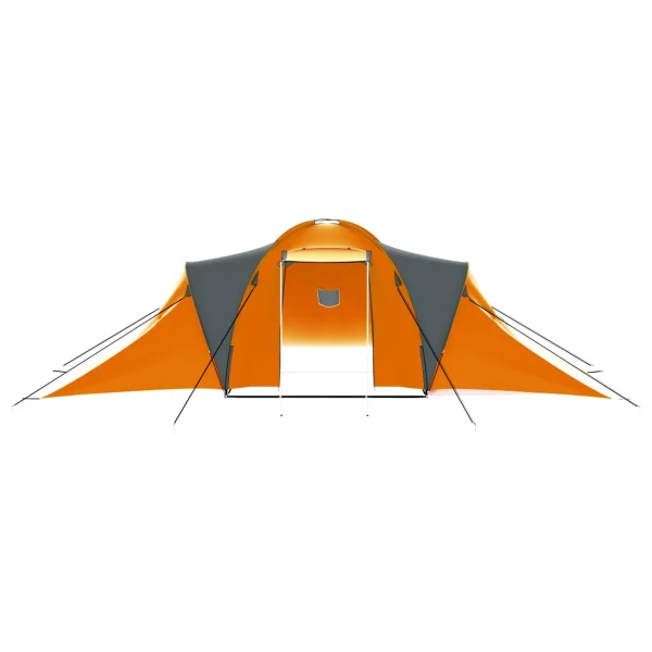 Top 10 🥰 Outdoor Vidaxl Vidaxl Tente De Camping 9 Personnes Tissu Gris Et Orange 🌟 Nouvelle tendance 4