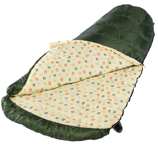 Meilleure affaire ⭐ Camping Skandika Skandika Sac De Couchage Momie Vegas, Zip À Gauche, Vert VERT ✨ 1