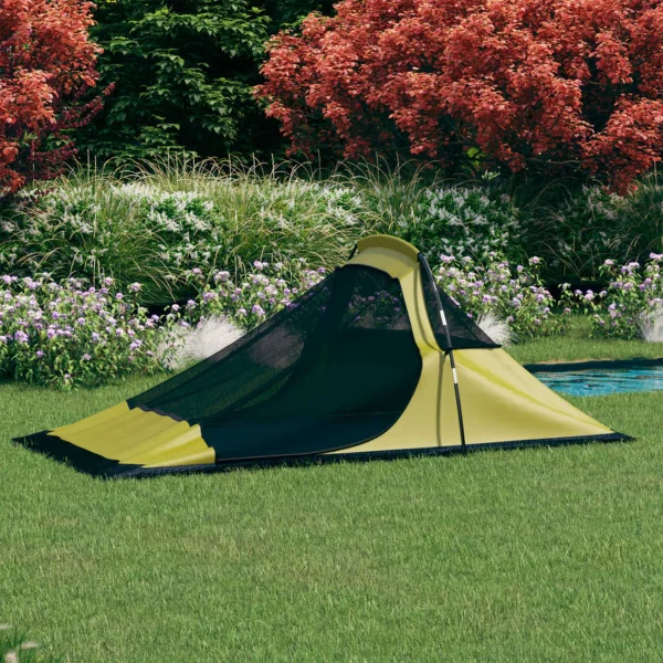 Meilleure vente ❤️ Outdoor Vidaxl Vidaxl Tente De Camping 317x240x100 Cm Vert ⌛ 4