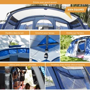 Remise 🌟 Camping Skandika Tente Familiale Nimbus 12 Personnes 🎁 16