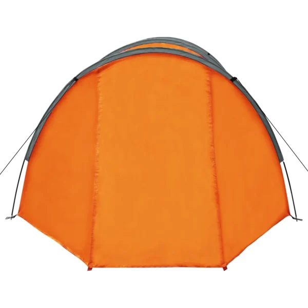 Achat Meilleure affaire 🔥 Outdoor Vidaxl Vidaxl Tente De Camping 4 Personnes Gris Et Orange 💯 5