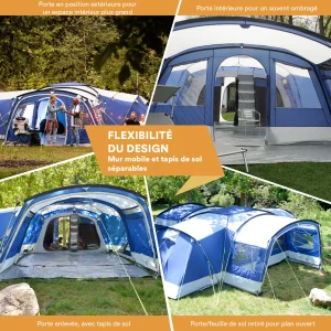 Remise 🌟 Camping Skandika Tente Familiale Nimbus 12 Personnes 🎁 10