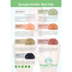 Le moins cher 🛒 Konjac Kirei Paris Eponge Visage – Camomille – Konjac Kirei Paris 🌟 marque pas cher 18