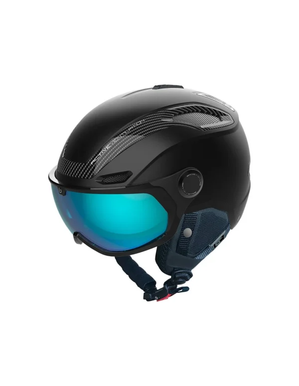 Casque De Ski Neuf à Visière Bolle V Line Carbon Black S3 Photochromique Taille 55/59cm, 59/62cm 1