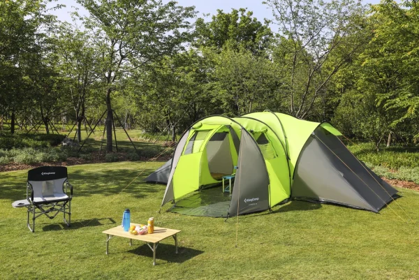 Coupon 🤩 Kingcamp Tente De Camping Familiale Forme Dome 8 Places Torino – Kingcamp – Tout Inclus + Vert ⌛ 5