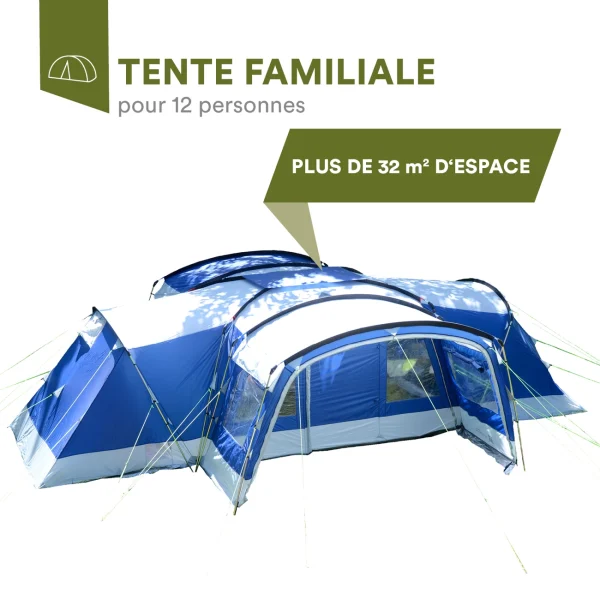 Remise 🌟 Camping Skandika Tente Familiale Nimbus 12 Personnes 🎁 1