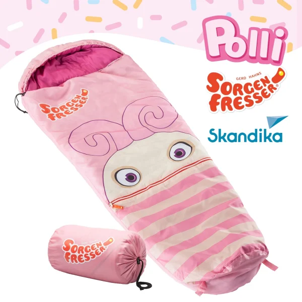 Coupon ✨ Camping Skandika Skandika Sac De Couchage Enfant Avale-soucis Polli, 170 X 70 Cm ROSE ❤️ prix le plus bas 1