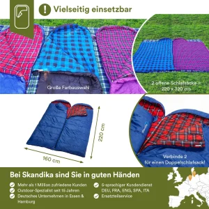 Grosses soldes 👏 Camping Skandika Skandika Sac De Couchage Couverture Dundee, Zip À Gauche, Sauge GRIS 👍 exclusivement disponibles 16