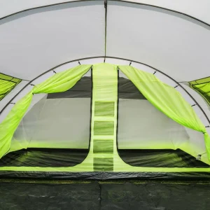 grossiste en ligne Meilleure vente 😀 Kingcamp Tente De Camping Familiale Forme Tunnel 6 Places Venezia – Kingcamp – Tout Vert ⌛ 12