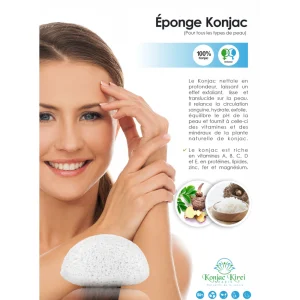 Les meilleures critiques de 🛒 Konjac Kirei Paris Eponge Visage – Konjac Pur – Konjac Kirei Paris 💯 10