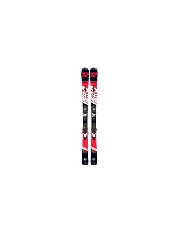 excellents soldes Ski Junior Rossignol Hero MultiEvent Junior + Fix Look 1