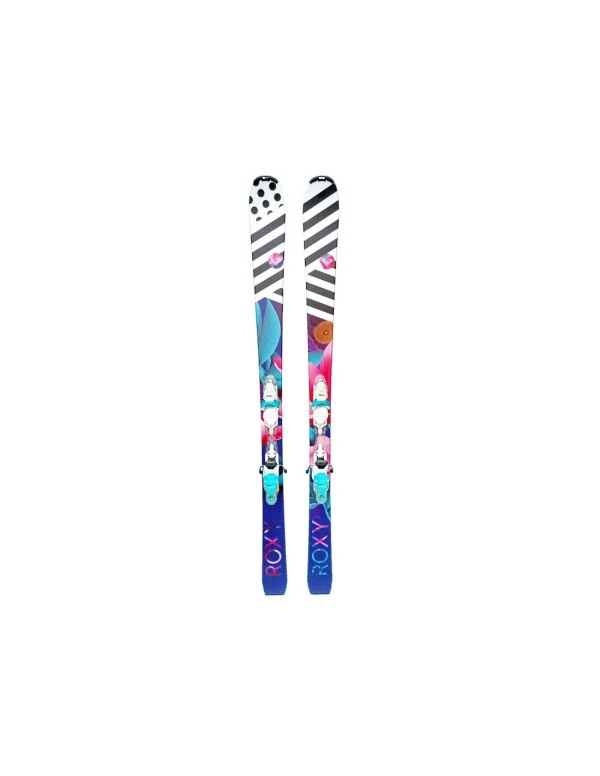 boutique en france Ski Occasion Roxy Dreamcatcher 85 + Fix Taille 172cm 1